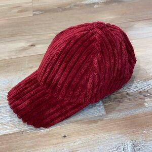 Free People red velvet hat